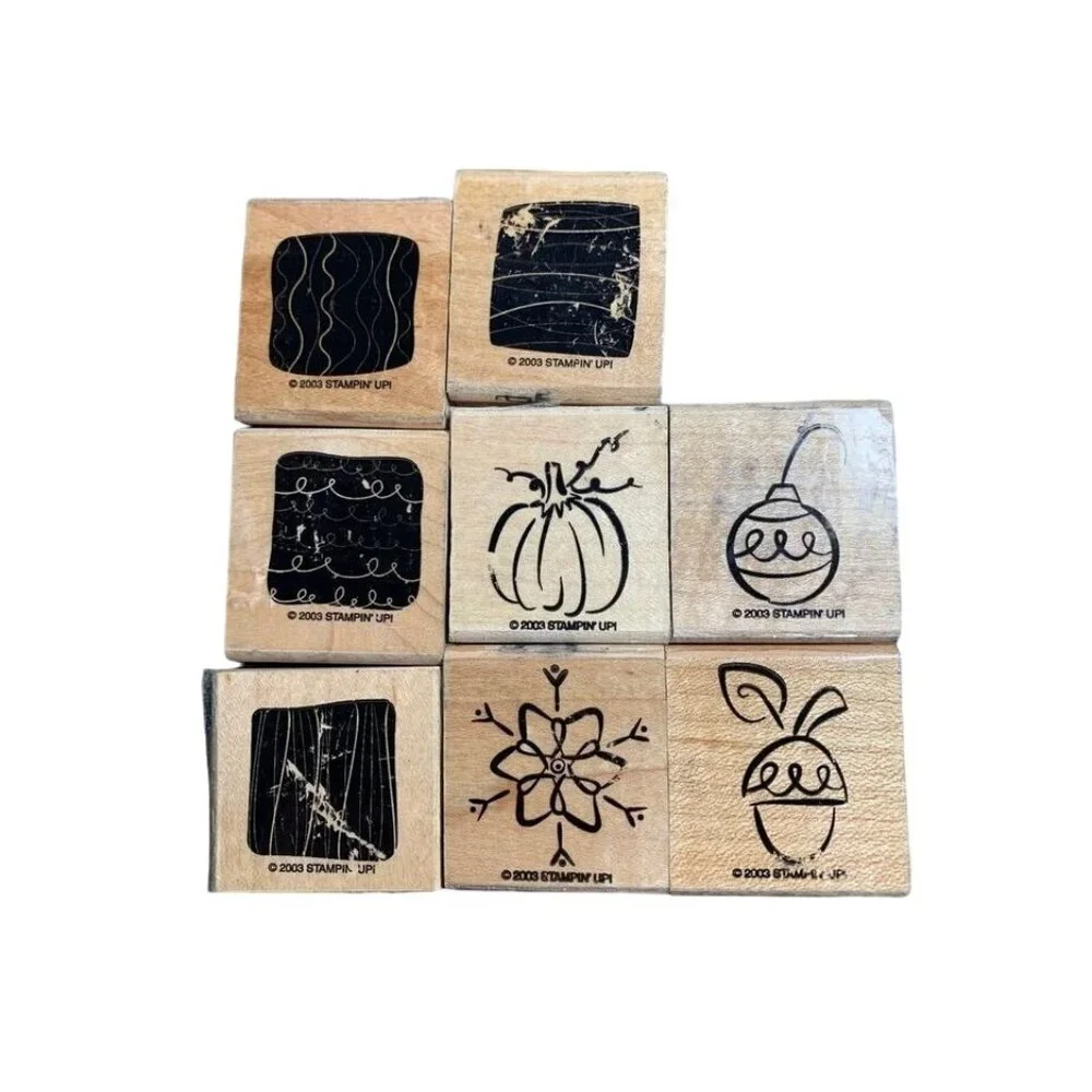 Stampin Up Little Layers II Rubber Stamp Set